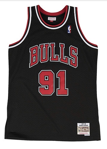 Mitchell&Ness公牛91黑色