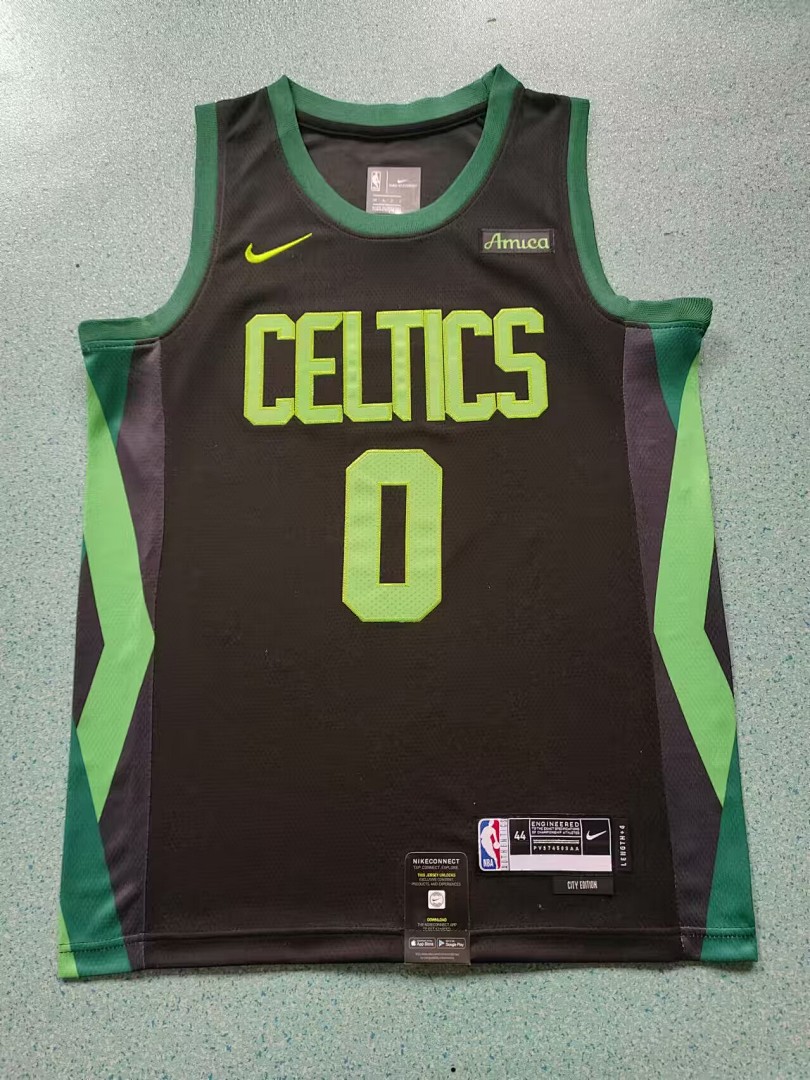 Boston Celtics Nova Temporada City Edition #0 Jayson Tatum Camisa, foto 1