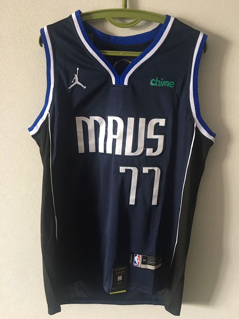 Dallas Mavericks Finais #77 Camisa Azul-Marinho, foto 1