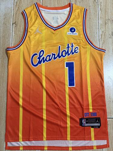 Charlotte Hornets City Edition #1 LaMelo Ball Camisa