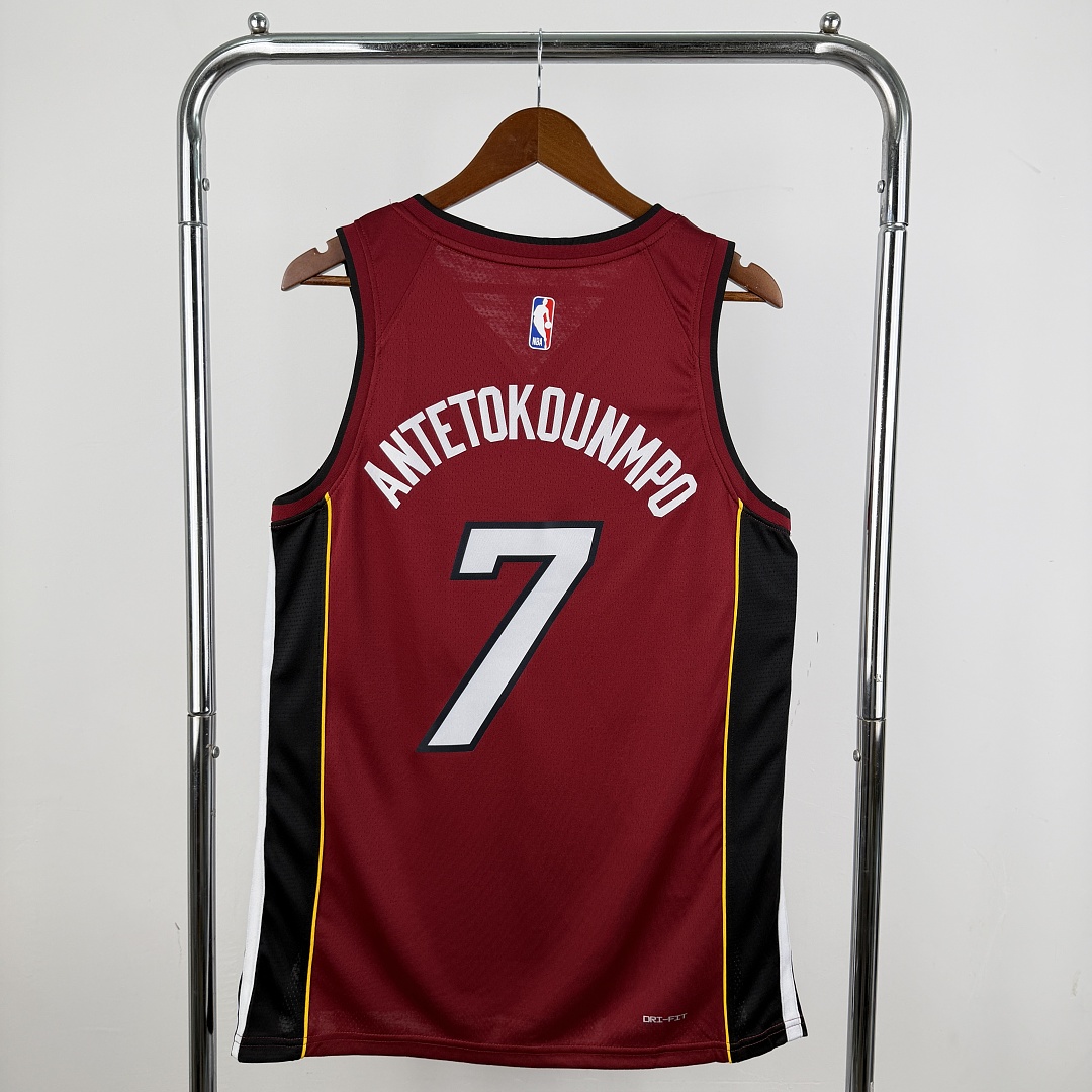 Miami Heat 22/23 Swingman #7 Giannis Camisa, foto 9