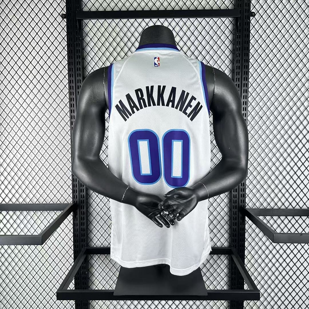 Utah Jazz 25/26 #00 Camisa Branca, foto 2