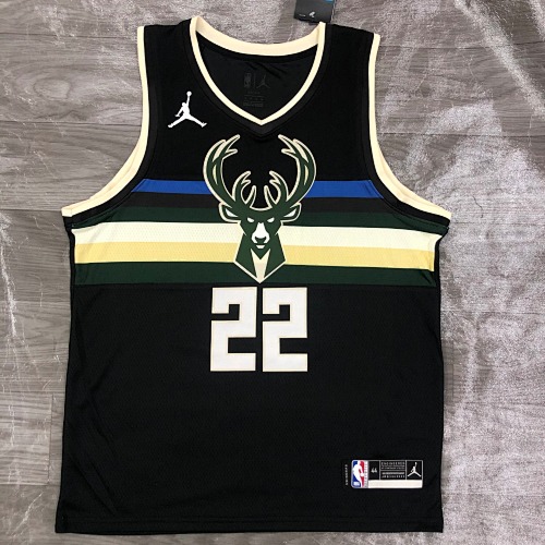 21赛季雄鹿队Jordan 主题版球衣 22号 米德尔顿