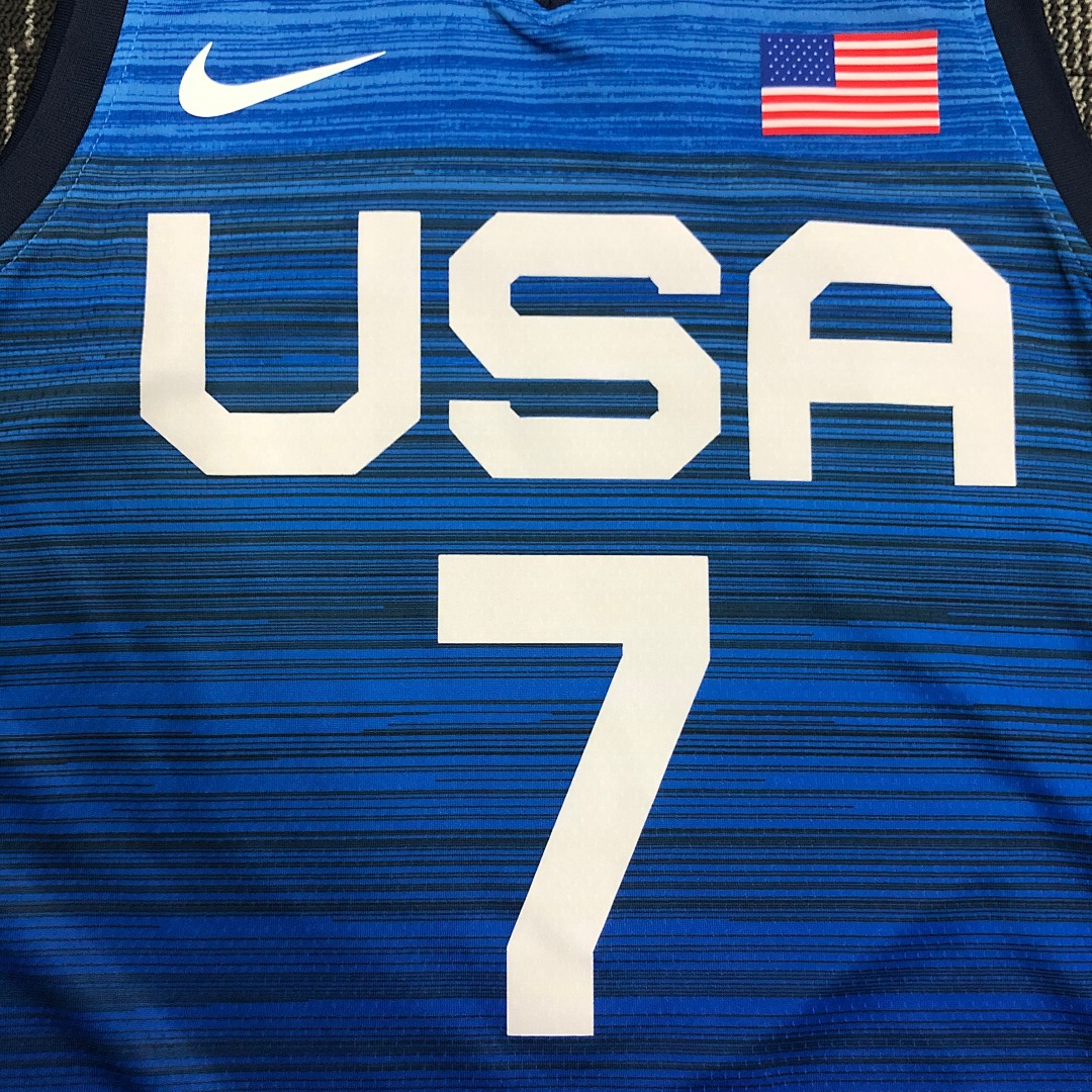 2021年奥运会 USA 美国队 蓝色 7号 杜兰特, foto 18