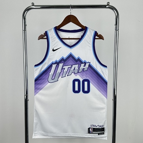 Utah Jazz 25/26 #00 Camisa Branca