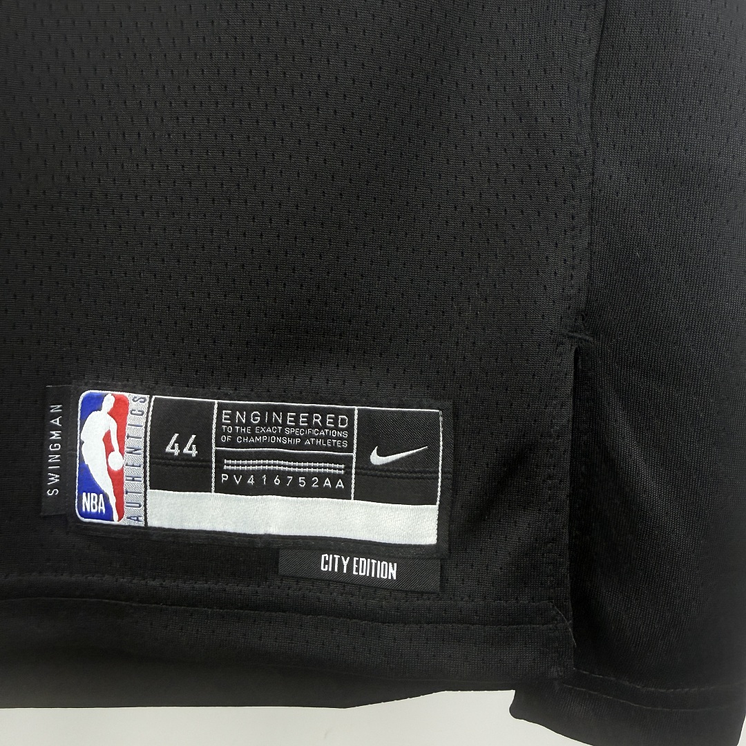 Miami Heat Gola Careca #7 Giannis Camisa Preta, foto 2