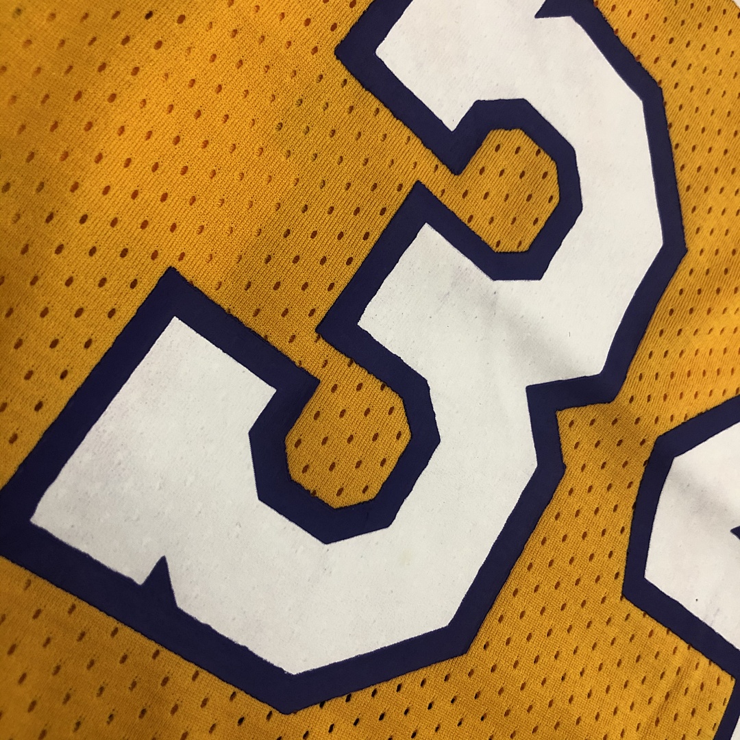 Mitchellness 湖人队 黄色 34号 奥尼尔 复古网眼短袖, foto 13