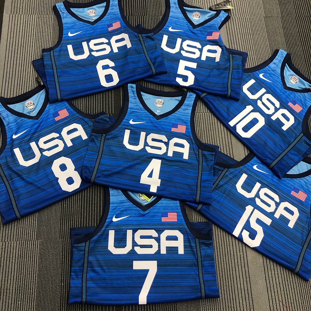 2021年奥运会 USA 美国队 蓝色 6号 利拉德, foto 2