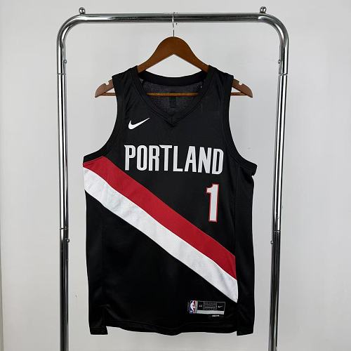 Portland Trail Blazers 25/26 #1 Ja Morant Camisa Preta