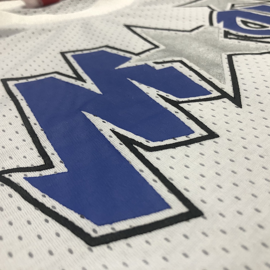 Mitchellness 魔术队 白色 1号 麦迪 复古网眼短袖, foto 13
