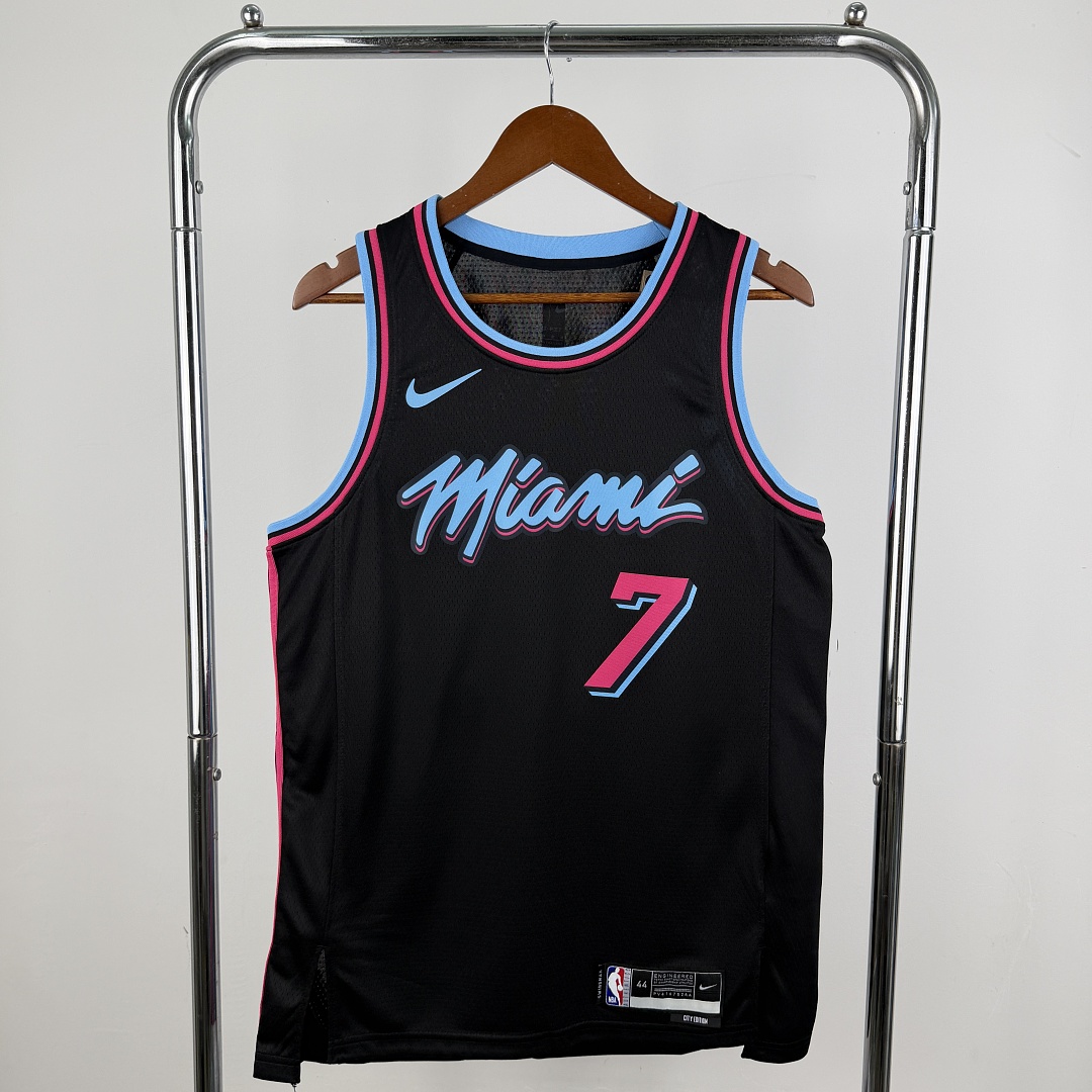 Miami Heat Gola Careca #7 Giannis Camisa Preta, foto 9