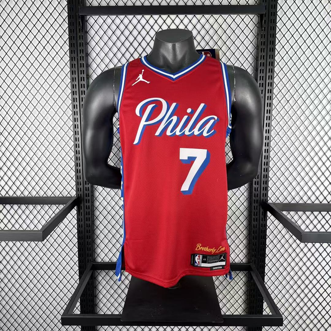 Philadelphia 76ers 22/23 Swingman #7 Jaylen Brown Camisa, foto 1