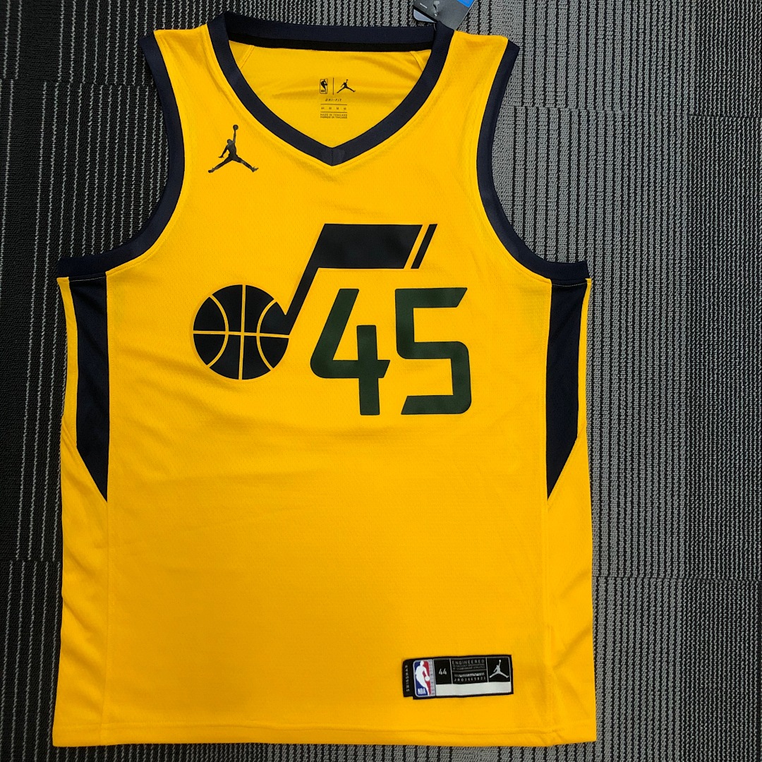 21赛季 爵士队JORDAN 主题 黄色45号 米切尔, foto 16