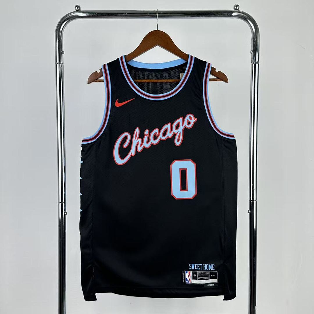 Chicago Bulls 25/26 City Edition #0 Camisa, foto 14