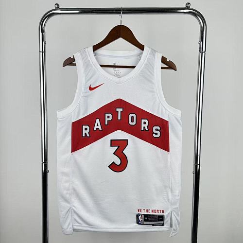 Toronto Raptors 22/23 Casa #3 Brandon Ingram Camisa Branca