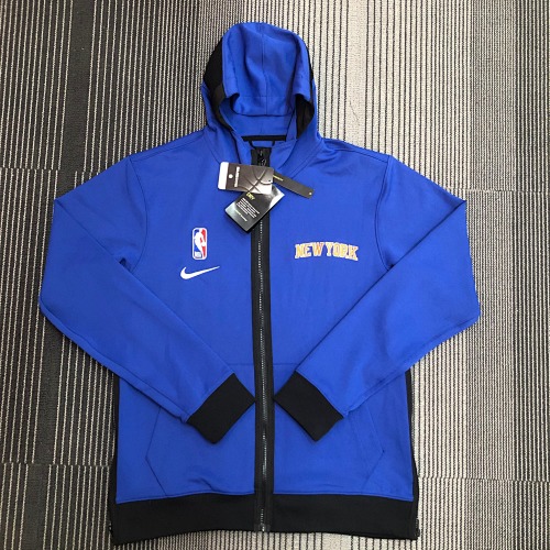 国外专柜正品：球员版GI 尼克斯队 出场服外套
