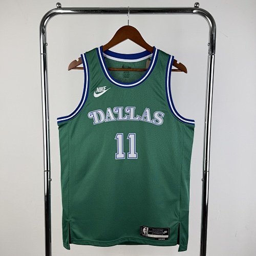 Dallas Mavericks 25/26 Retrô #11 Kyrie Irving Camisa Verde