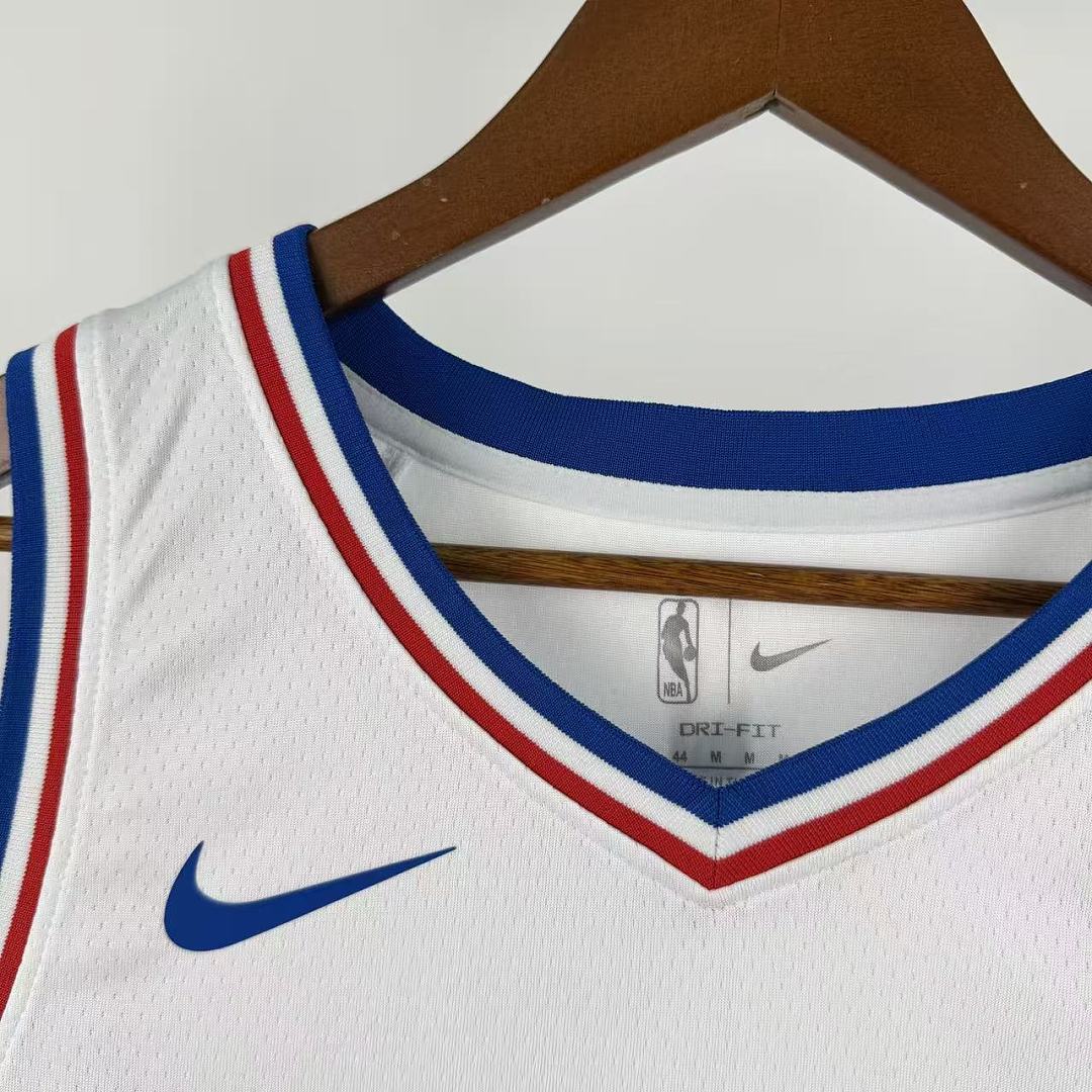 Philadelphia 76ers Casa #7 Jaylen Brown Camisa Branca, foto 6