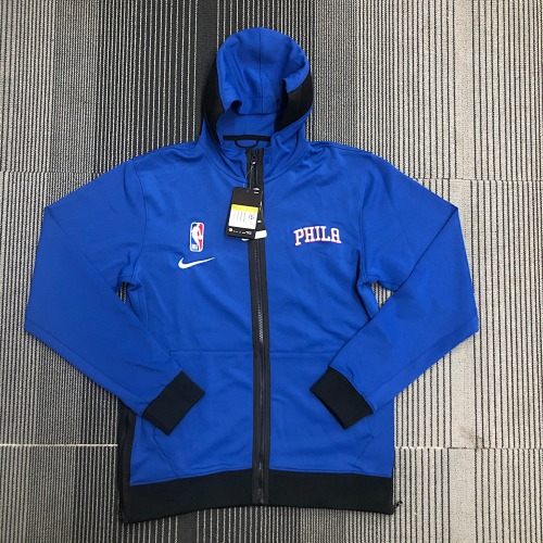 国外专柜正品：球员版 GI 76人队 出场服外套