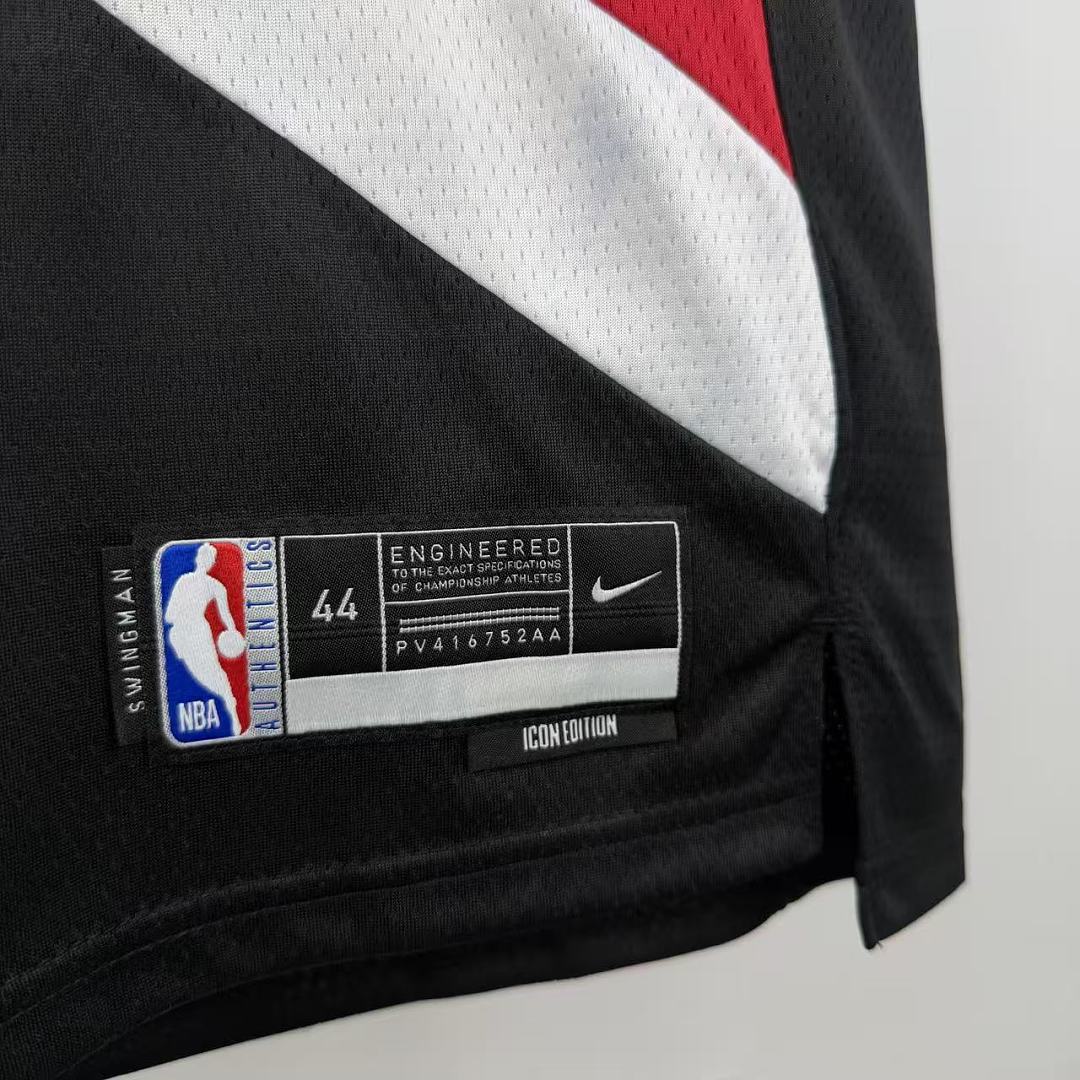 Portland Trail Blazers 25/26 #1 Ja Morant Camisa Preta, foto 8