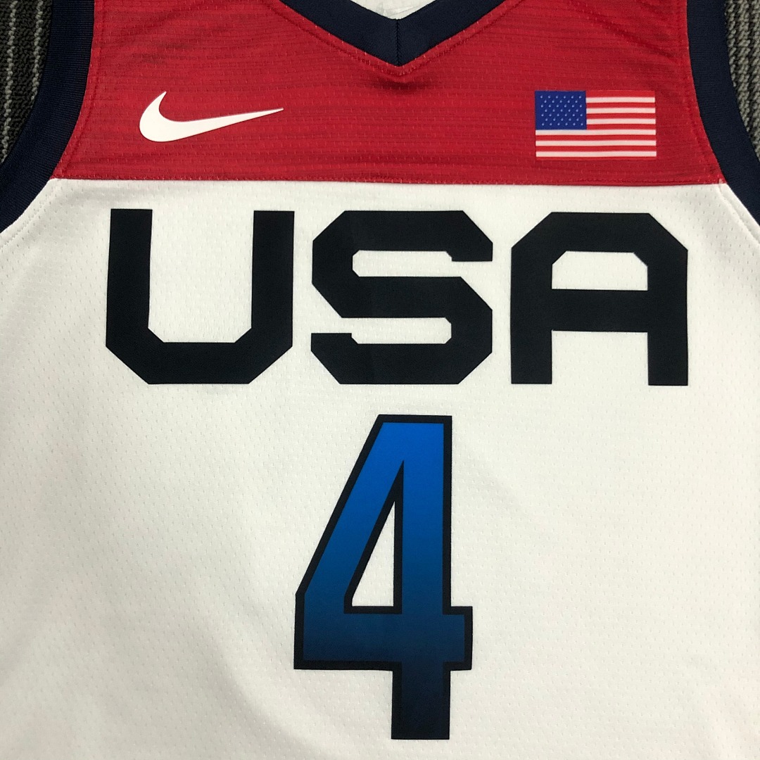 2021年奥运会 USA 美国队 白色 4号 比尔, foto 19