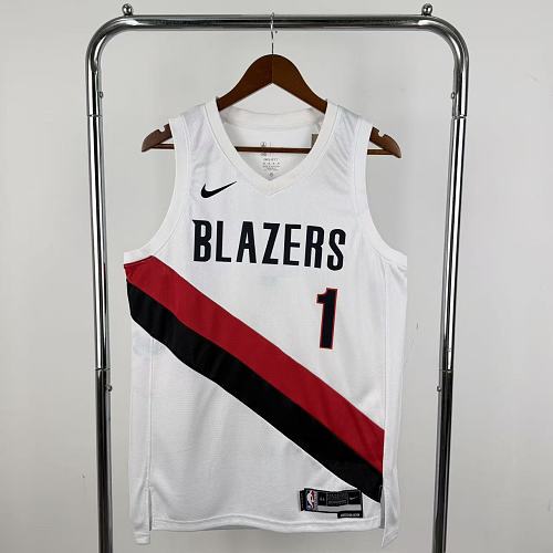 Portland Trail Blazers 25/26 #1 Ja Morant Camisa Branca