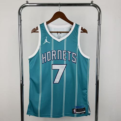 Charlotte Hornets Visitante #7 Camisa Azul
