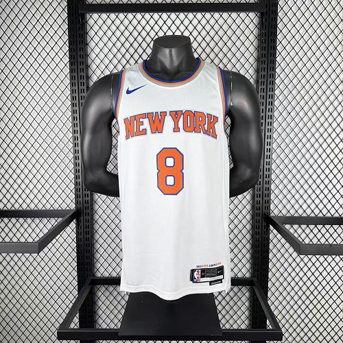 New York Knicks 22/23 #8 Camisa Branca