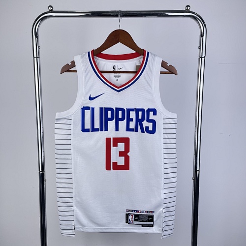 23赛季 快船队 主场 白色 13号 乔治