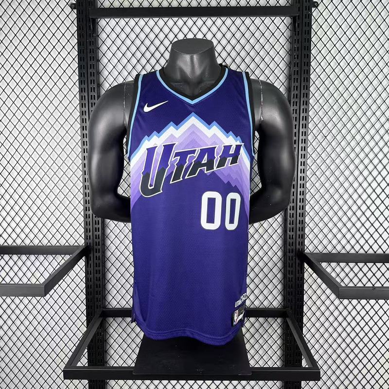 Utah Jazz 25/26 Casa #00 Camisa Roxa