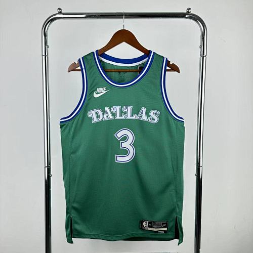 Dallas Mavericks 25/26 Retrô #3 Anthony Davis Camisa Verde