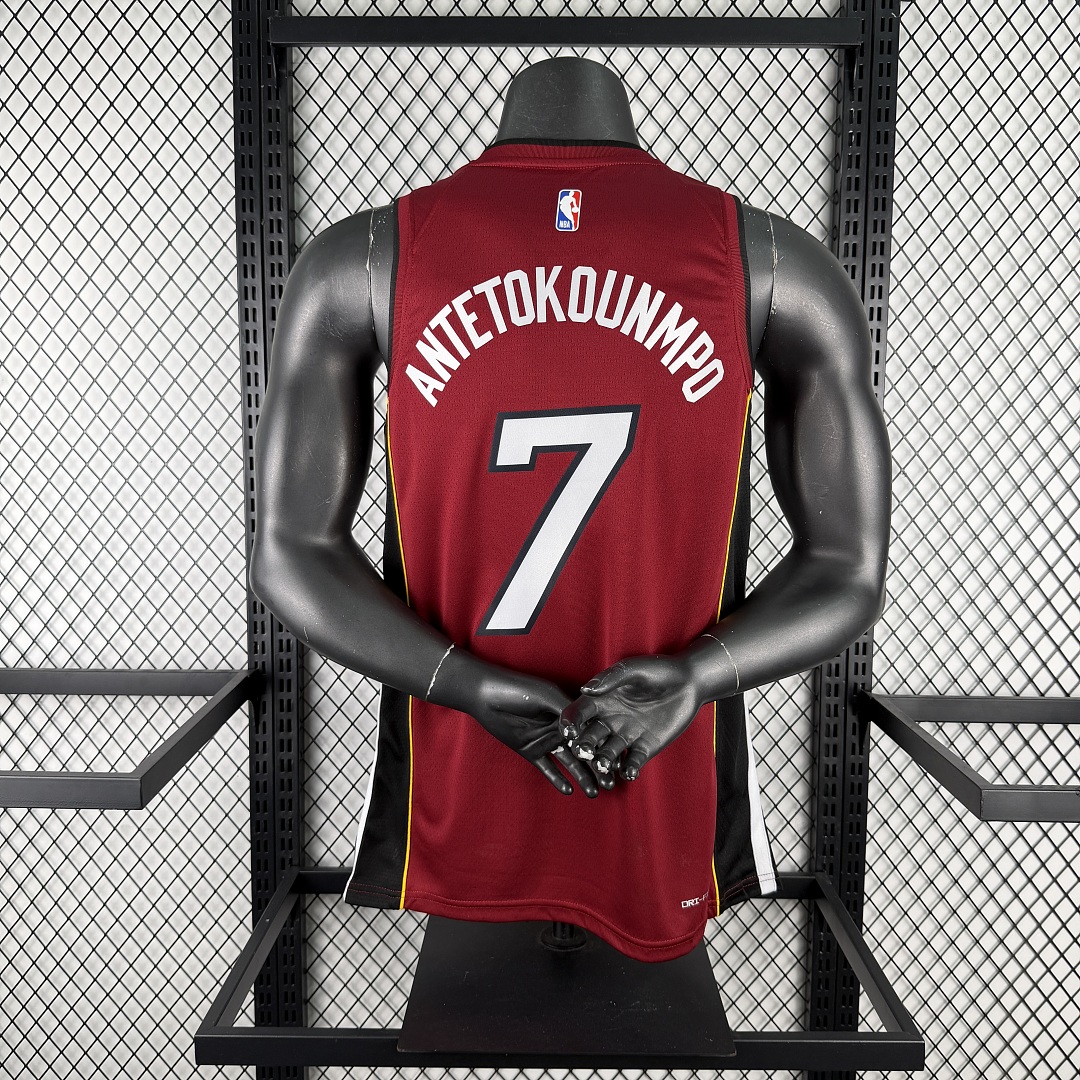 Miami Heat 22/23 Swingman #7 Giannis Camisa, foto 7