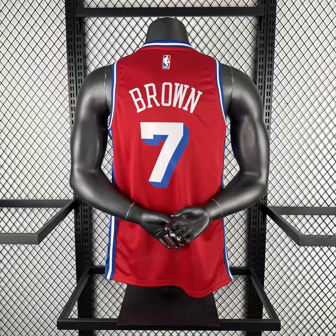 Philadelphia 76ers 22/23 Swingman #7 Jaylen Brown Camisa, foto 2