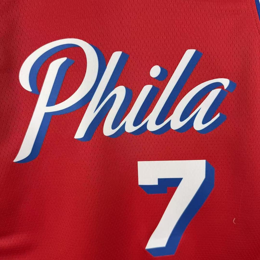Philadelphia 76ers 22/23 Swingman #7 Jaylen Brown Camisa, foto 7