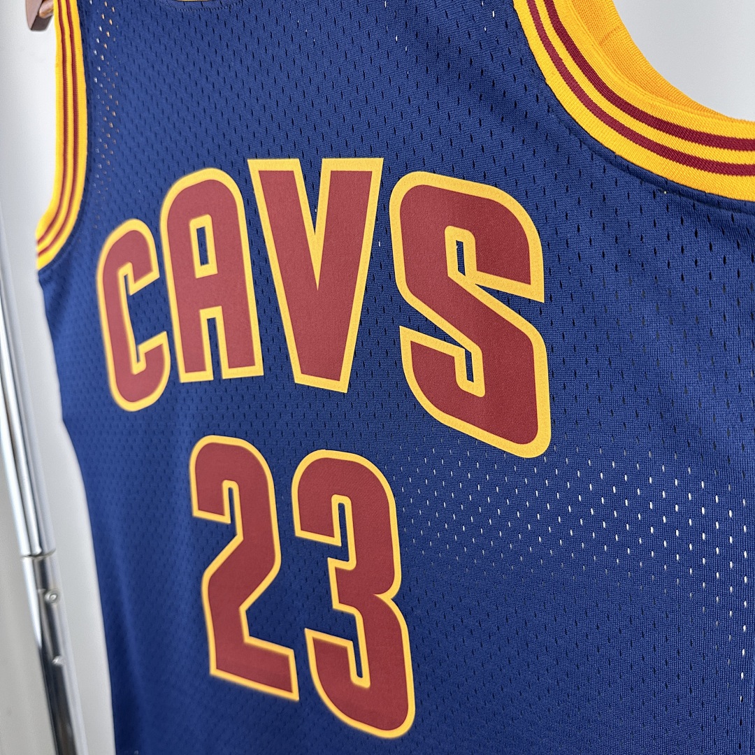 MN热压复古球衣: SW 骑士队 15/16赛季 CAVS 23号 詹姆斯, foto 3