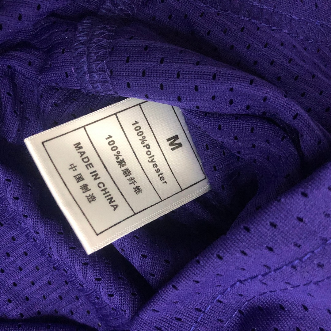 Mitchellness 湖人队 紫色 32号 约翰逊 复古网眼短袖, foto 9