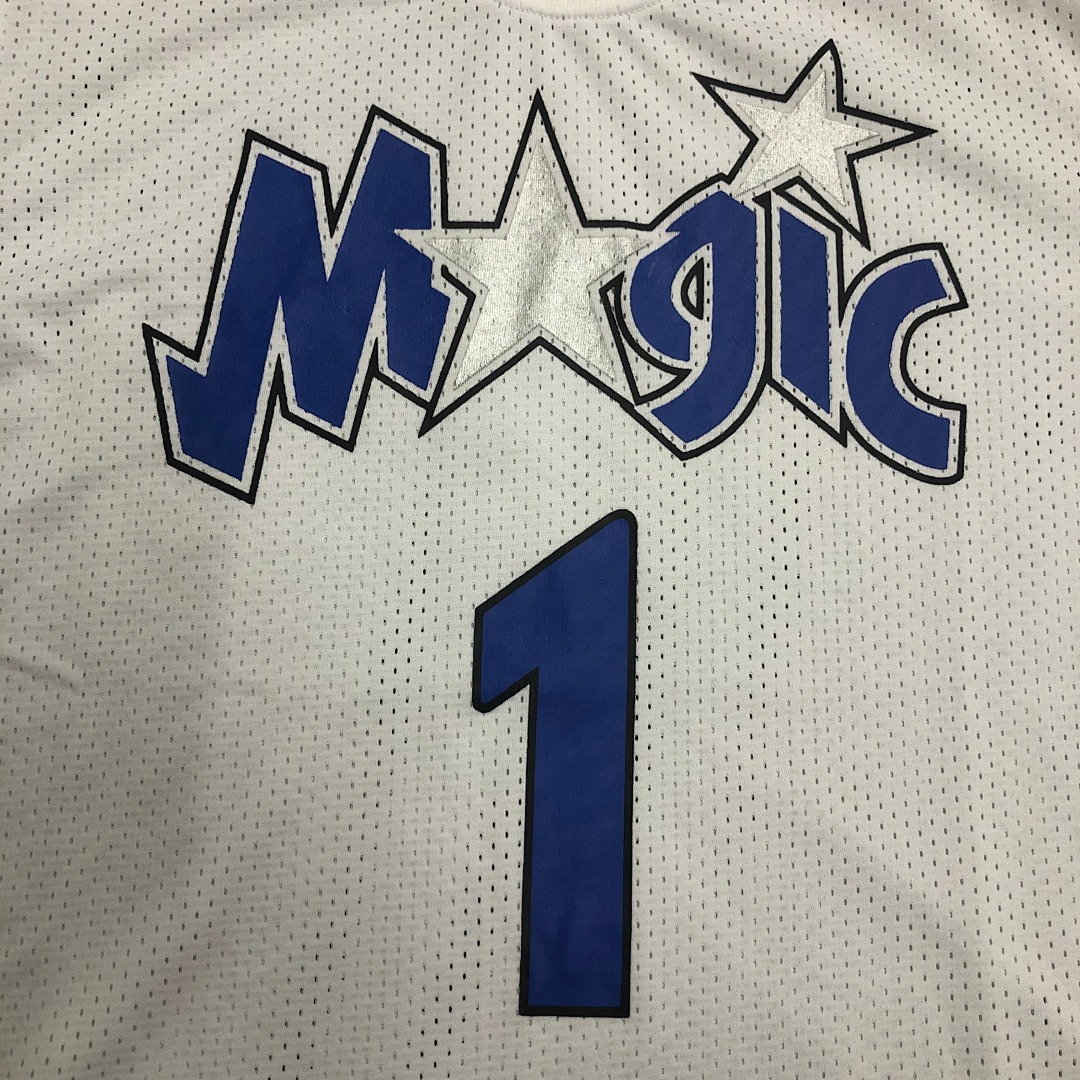 Mitchellness 魔术队 白色 1号 麦迪 复古网眼短袖, foto 16