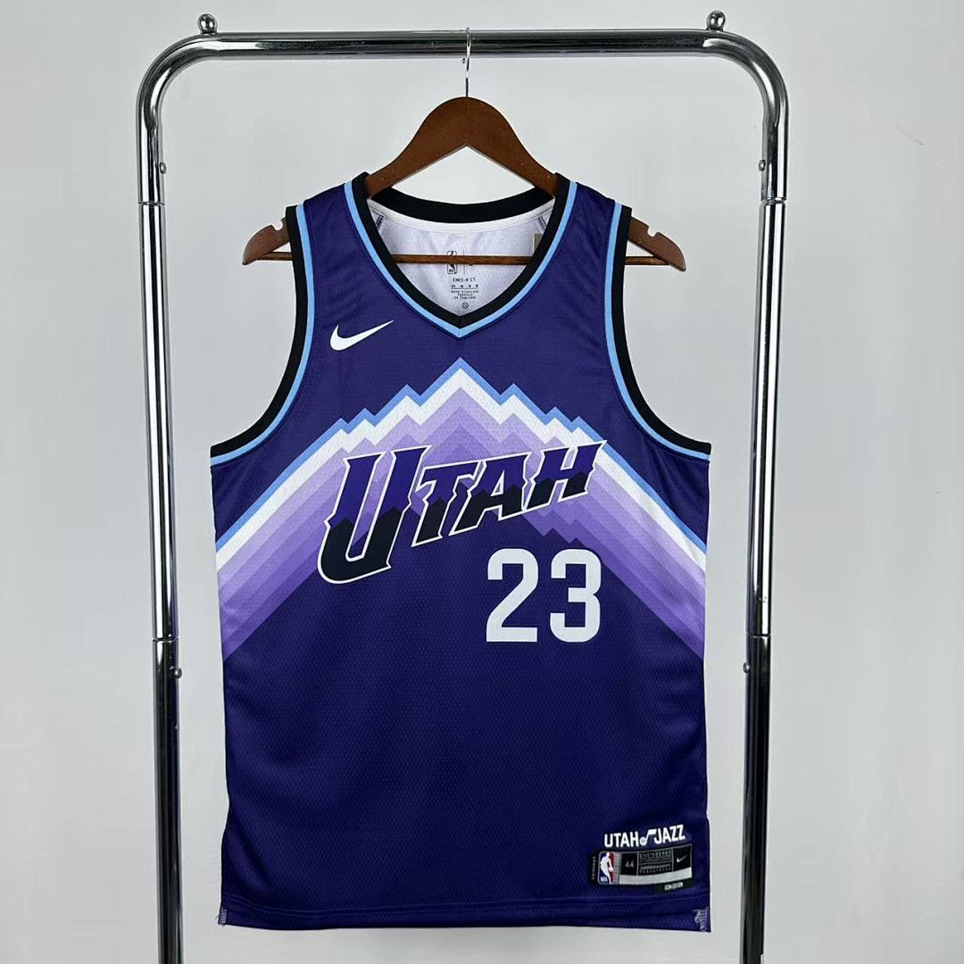 Utah Jazz 25/26 #23 Camisa Roxa, foto 12