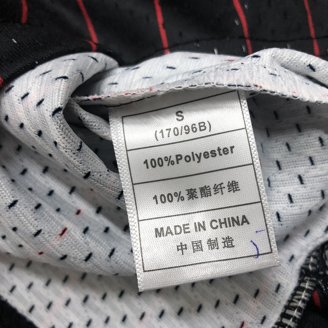 MN热压复古球衣:SW公牛队96赛季黑条纹23号 乔丹, foto 12