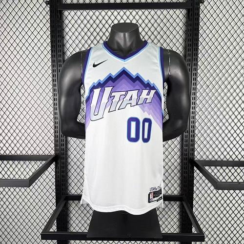 Utah Jazz 25/26 Casa #00 Camisa Branca