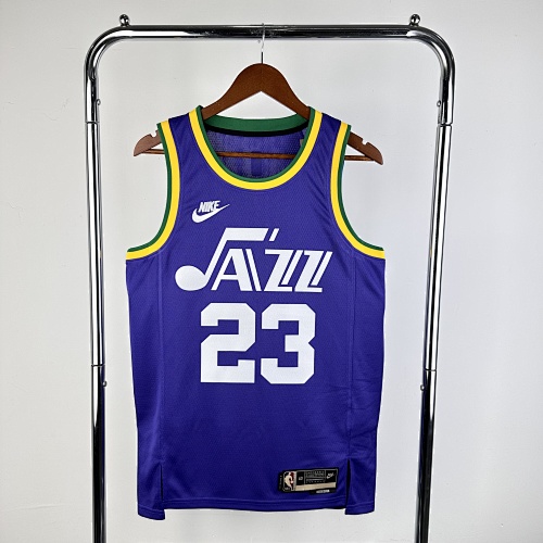 24赛季爵士队 复古 23号 马尔卡宁