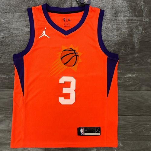 21赛季 太阳队 Jordan主题 橙色 3号 保罗