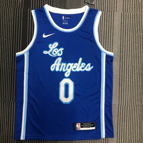 湖人队拉丁之夜（高头）蓝色 0号威少