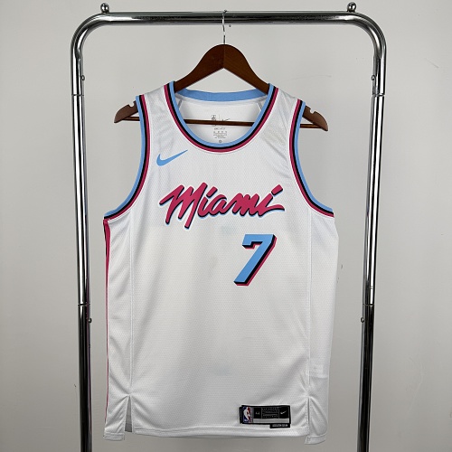 Miami Heat Gola Careca #7 Giannis Camisa Branca