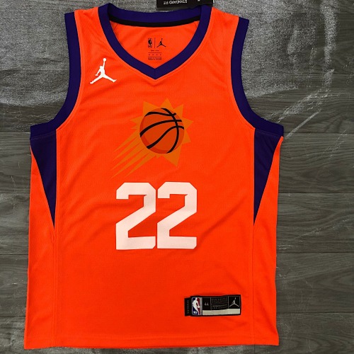 21赛季 太阳队 Jordan主题 橙色 22号 艾顿