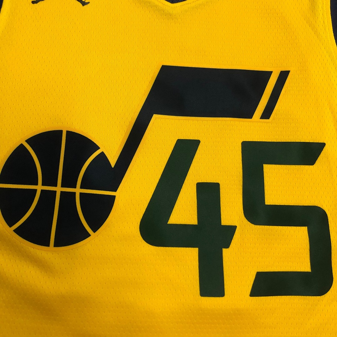21赛季 爵士队JORDAN 主题 黄色45号 米切尔, foto 14