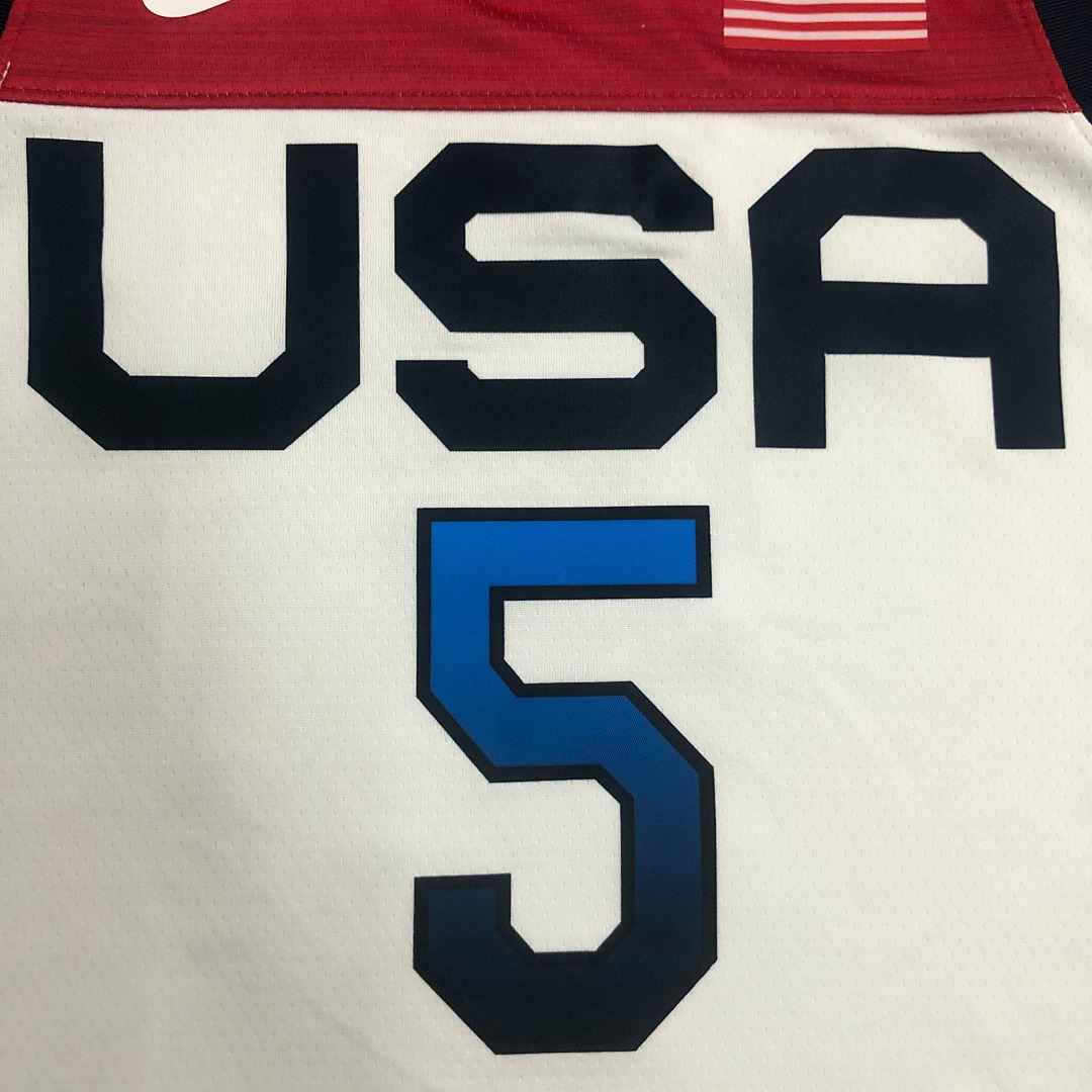 2021年奥运会 USA 美国队 白色 5号 拉文, foto 17