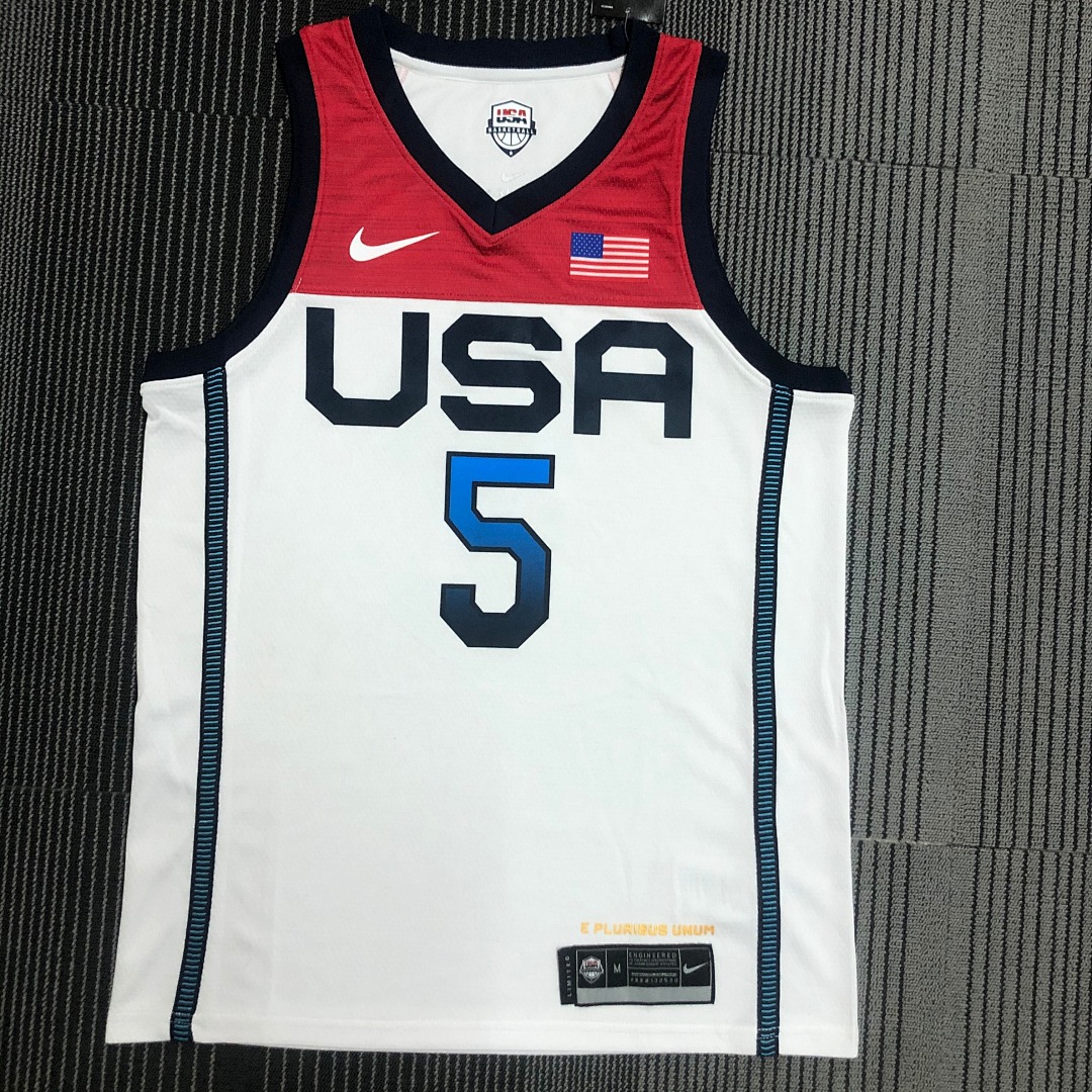 2021年奥运会 USA 美国队 白色 5号 拉文, foto 19