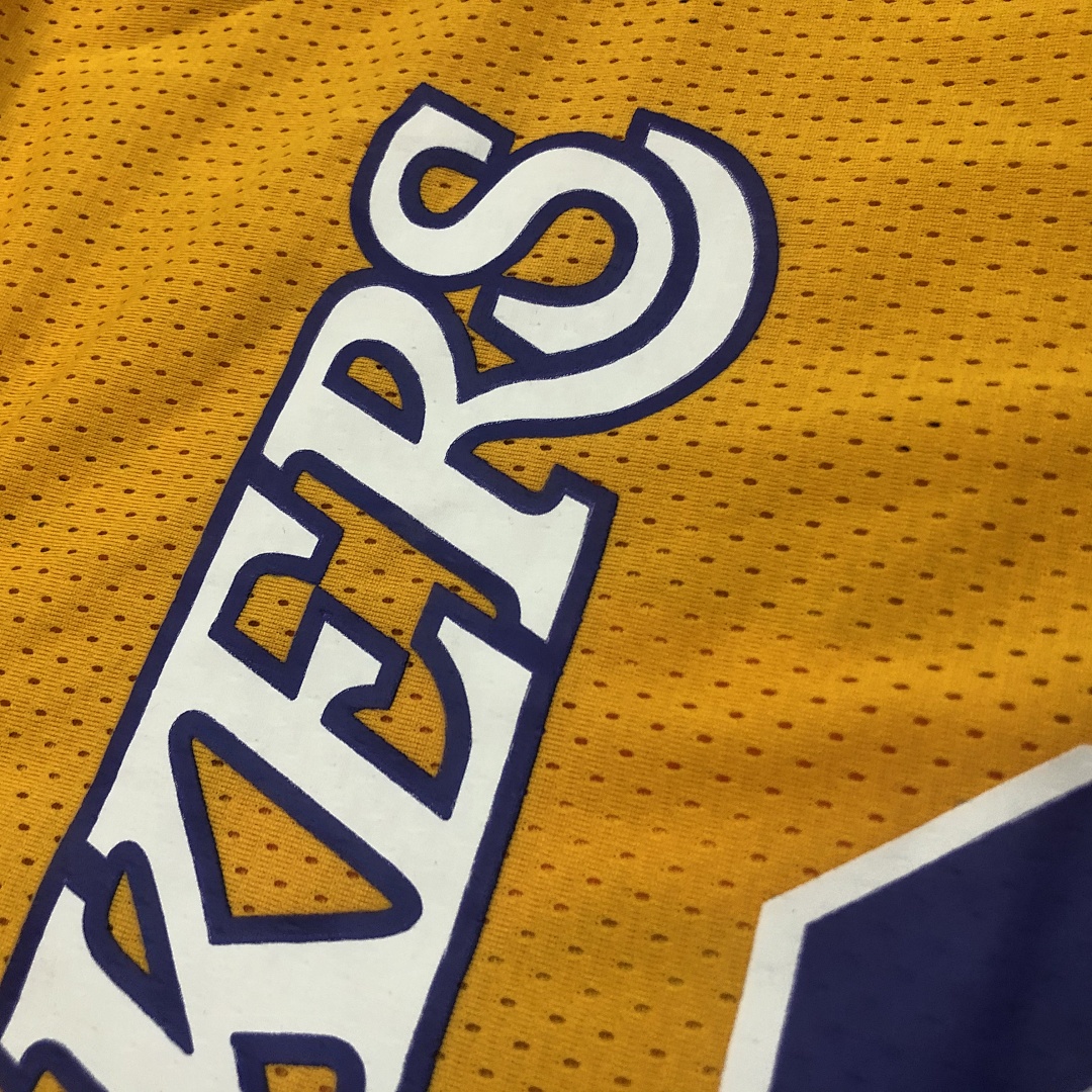 Mitchellness 湖人队 黄色 8号 科比 复古网眼短袖, foto 11
