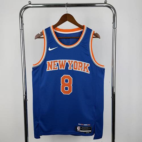 New York Knicks 22/23 #8 Camisa Azul
